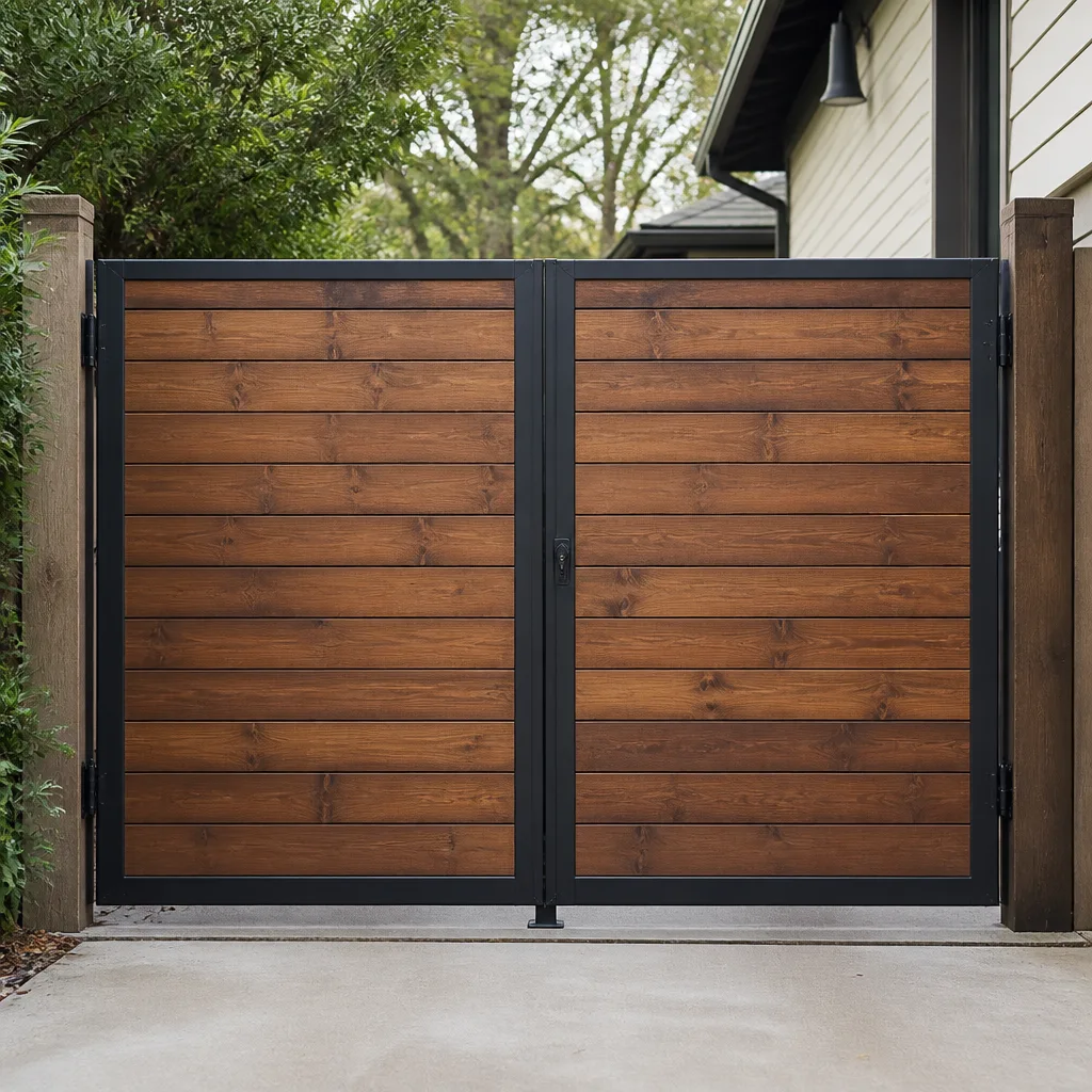 Wood & steel frame